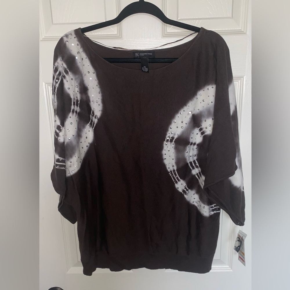 INC International Concepts Embellished Top - Picture 3 of 7